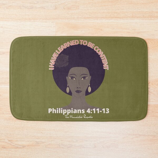 Item preview, I Have Learned to be Content KJV - Olive Green designed and sold by TheReporter1.