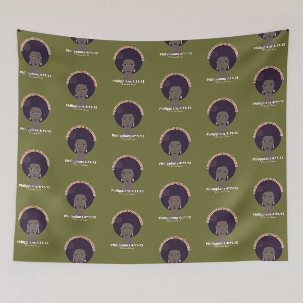 Item preview, I Have Learned to be Content KJV - Olive Green designed and sold by TheReporter1.