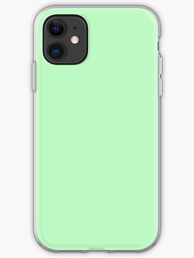 Mint Green Solid Color Iphone Case Cover By Rewstudio Redbubble