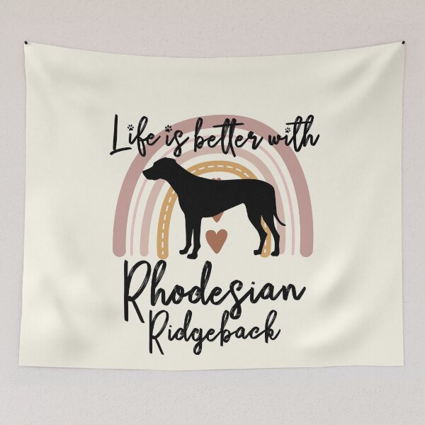 Item preview, Rhodesian Ridgeback Dog Rainbow Aesthetic Boho designed and sold by rafaeltto.