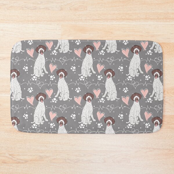 Item preview, LOVE Black German Wirehaired Pointer - Liver and White 2 designed and sold by Lulupainting.