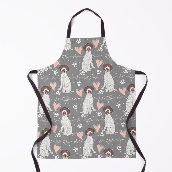 Item preview, LOVE Black German Wirehaired Pointer - Liver and White 2 designed and sold by Lulupainting.