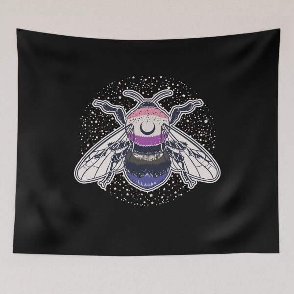 Item preview, Genderfluid Bee Proud LGBT Pride Flag designed and sold by Clara Hollins.
