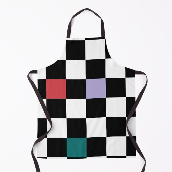 Item preview, Checker | Chequer pattern design with red green and lavender colors of spring designed and sold by DesignsByMadiha.