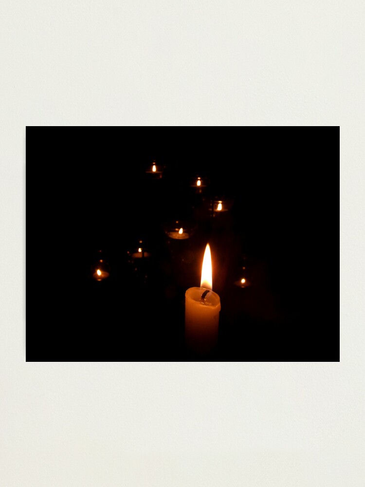 Alternate view of Candlelight Photographic Print