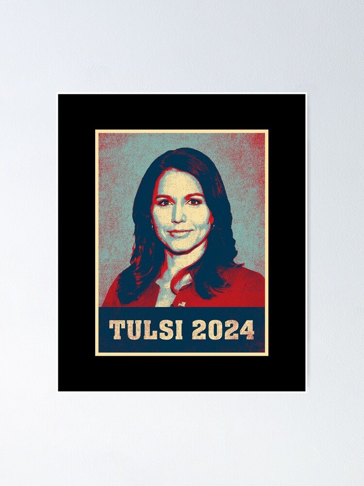 "Tulsi 2024 Tulsi Gabbard For President Vintage Retro" Poster for Sale