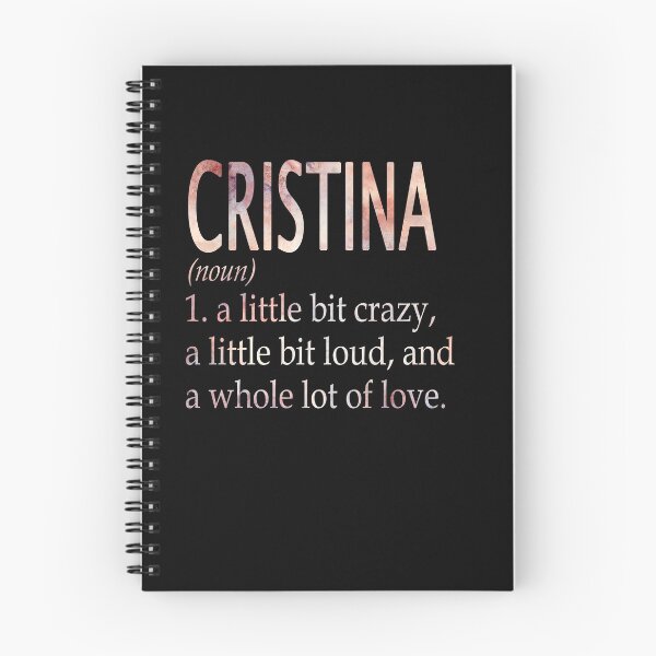 Item preview, Cristina Girl Name Definition designed and sold by BrookHBung.