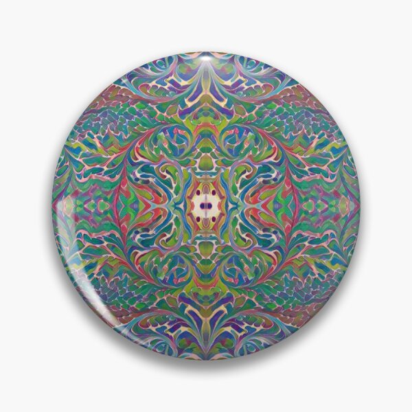 Item preview, Fluid Art Bloom Swipe Technique - Patrón - Arte abstracto - Arte digital mejorado designed and sold by AussieMuma.