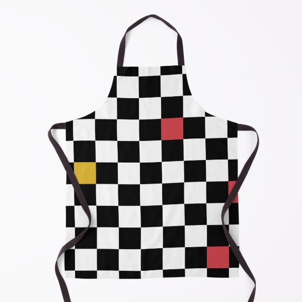 Item preview, Checker | Chequer pattern design with red and yellow colors of spring designed and sold by DesignsByMadiha.