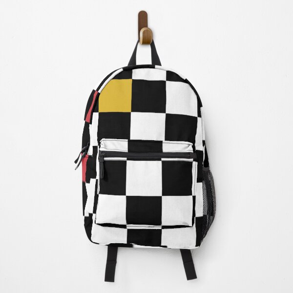 Item preview, Checker | Chequer pattern design with red and yellow colors of spring designed and sold by DesignsByMadiha.
