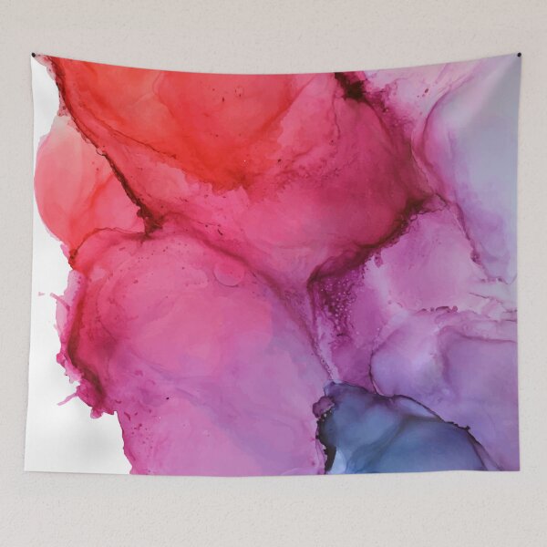 Artikelvorschau, Bleeding Rainbow Blend - Alkoholtintenmalerei entworfen und verkauft von Elizabeth  Karlson.