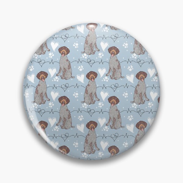 Item preview, LOVE Liver German Wirehaired Pointer  designed and sold by Lulupainting.