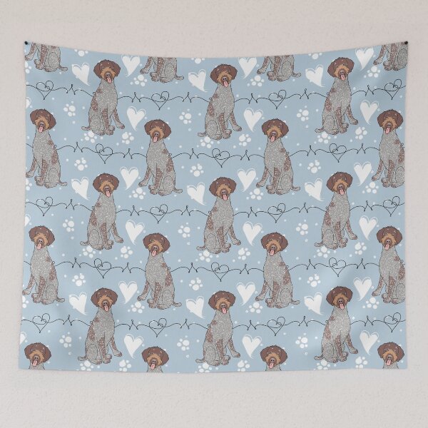 Item preview, LOVE Liver German Wirehaired Pointer  designed and sold by Lulupainting.