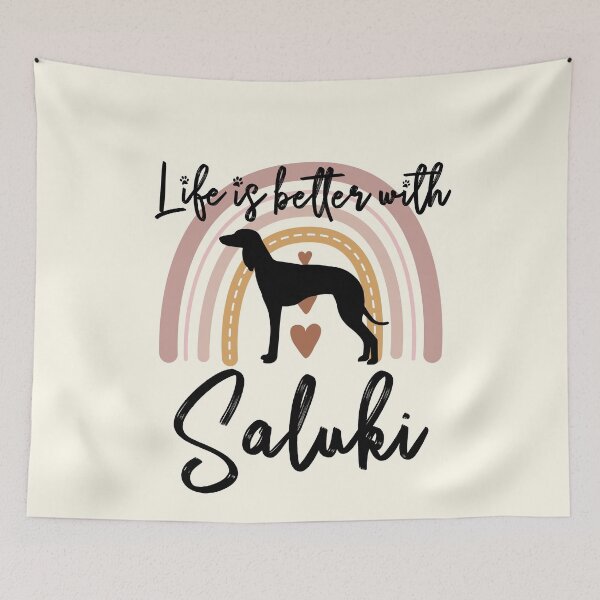 Item preview, Saluki Dog Rainbow Aesthetic Boho designed and sold by rafaeltto.