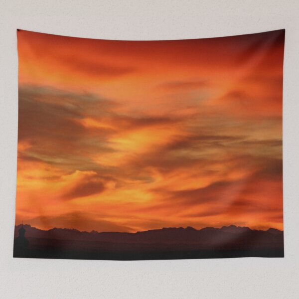 Item preview, Sunrise - Munich look Alpes + Lake Tegernsee Valley designed and sold by Hell-Prints.