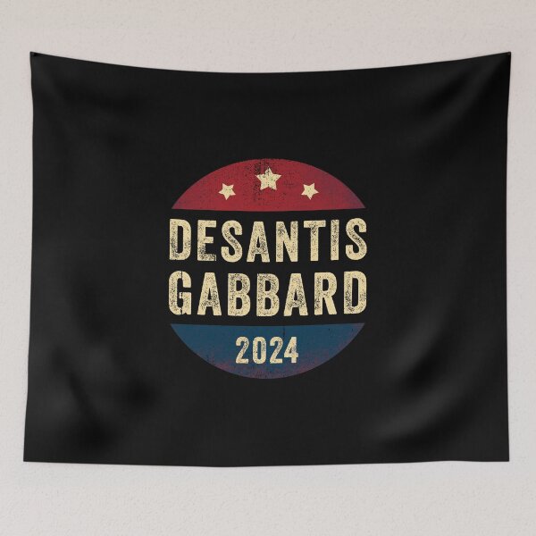 Item preview, DeSantis Gabbard 2024 President Election Republican Ticket designed and sold by RosannaArt.