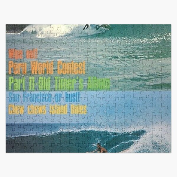 Puzzle Vintage - Surf - Planche de surf - Jigsaw Puzzle - Puzzle