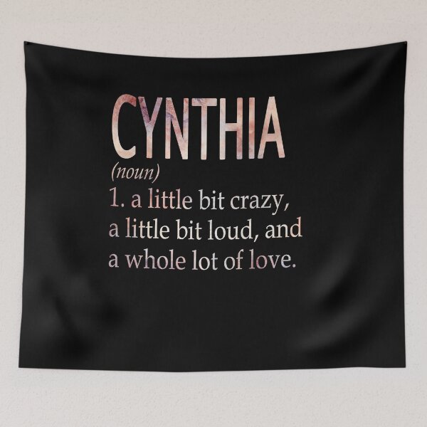 Item preview, Cynthia Girl Name Definition designed and sold by BrookHBung.