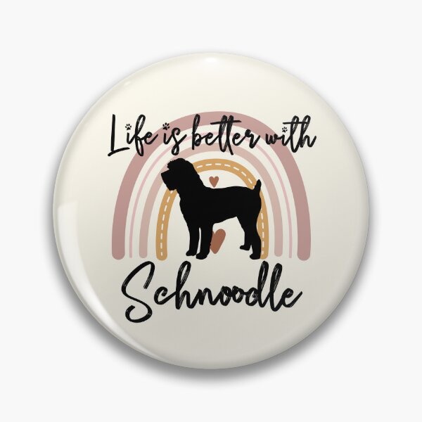 Item preview, Schnoodle Dog Rainbow Aesthetic Boho designed and sold by rafaeltto.