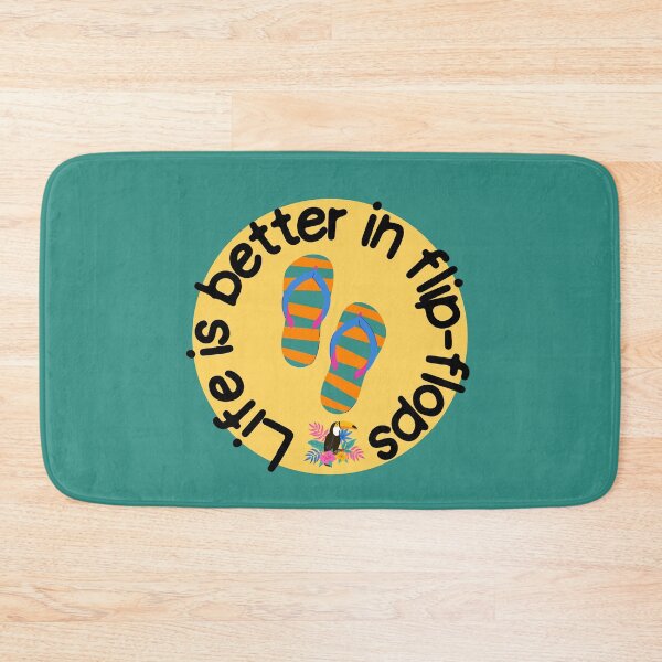 Item preview, Life Is Better In Flip Flops Toucan designed and sold by DonneeCreations.