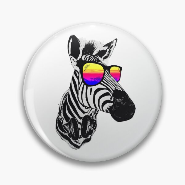 Item preview, Zebra with glasses designed and sold by Ivasha.