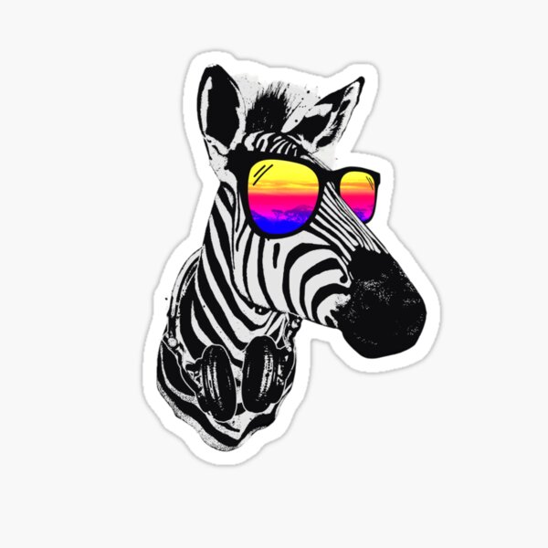 Artikel-Vorschau von Zebra mit Brille, designt und verkauft von Ivasha.