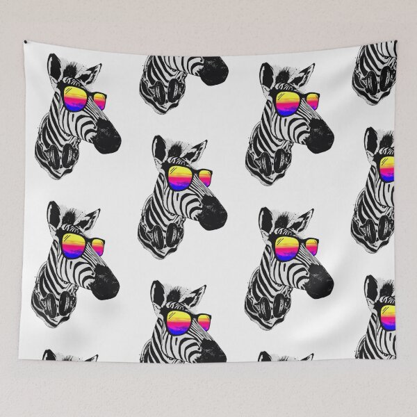 Item preview, Zebra with glasses designed and sold by Ivasha.