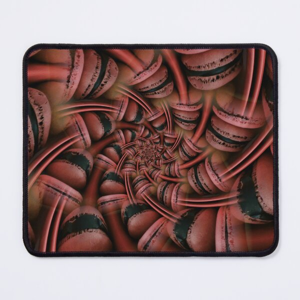 Item preview, arrangement of many curved glowing shapes in warm red colours designed and sold by mister-john.