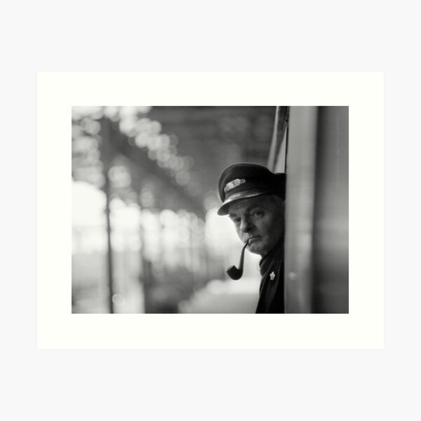 Train Guard And Tobacco-Pipe Art Print