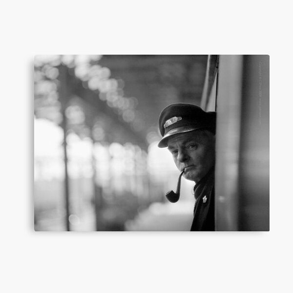 Train Guard And Tobacco-Pipe Canvas Print