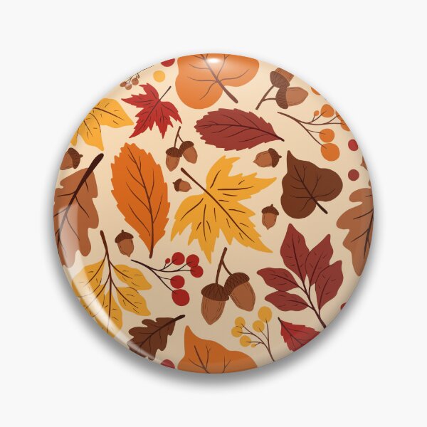 Item preview, Autumn Pattern No 01 - Warm Fall Leaves Pattern Motifs designed and sold by Millusti.
