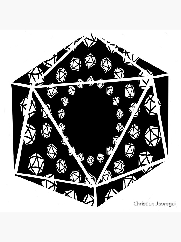 “ICOSAHEDRON” Art Print by coolchrissy | Redbubble