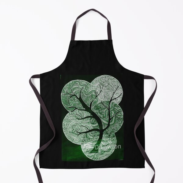 Item preview, Green abstract tree  designed and sold by Dimakesthings.