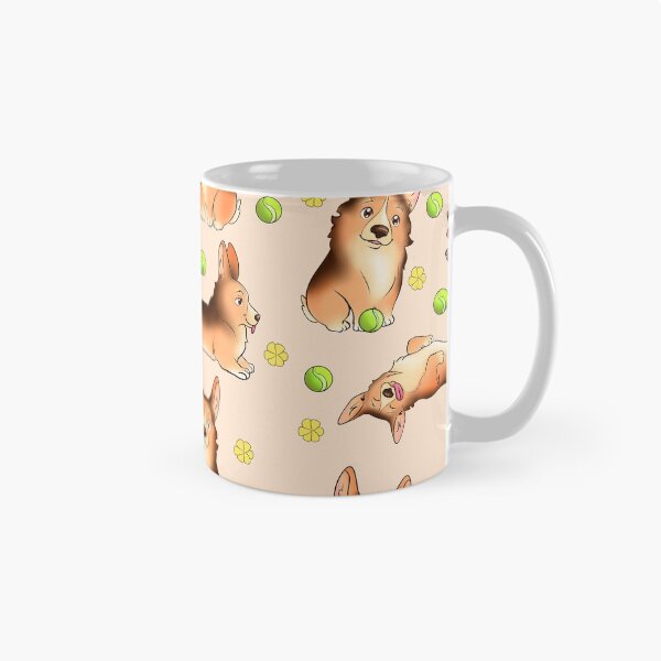 Item preview, Blissful the corgi designed and sold by mythicalpalette.