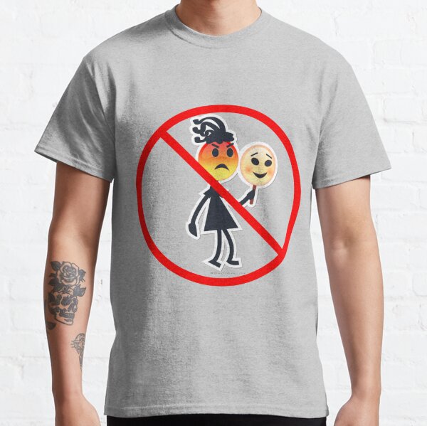 Fakes Prohibited Girl Emoji Classic T-Shirt