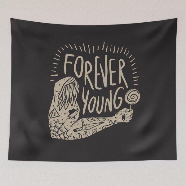 Item preview, Forever young designed and sold by Urban Wall Art Art.
