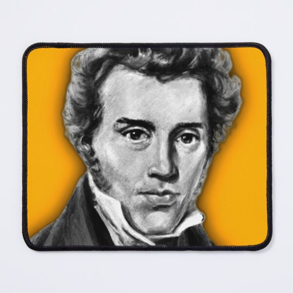 Artikelvorschau, Søren Kierkegaard Kunstwerk | Soren Kierkegaard Porträt | Kierkegaard-Wandkunst entworfen und verkauft von Suyogsonar25.