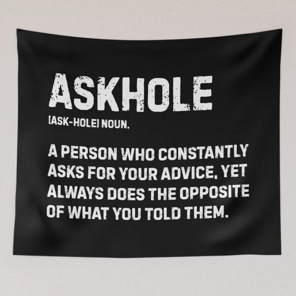 Item preview, Askhole Definition Funny designed and sold by allysmar.