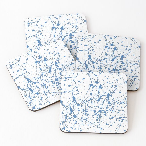 Item preview, Splat Blue on White designed and sold by ProjectM.