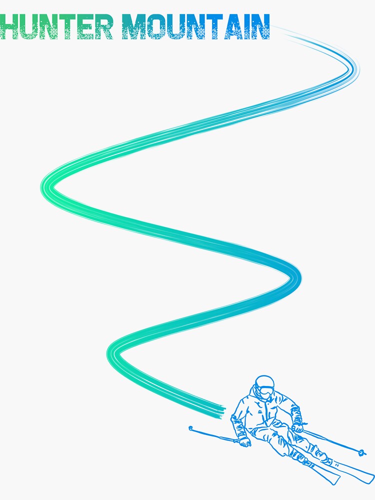 "Hunter Mountain" Sticker for Sale by BerlinFIRE Redbubble