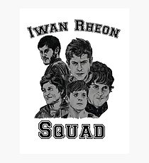 Iwan Rheon mural Photographic Print