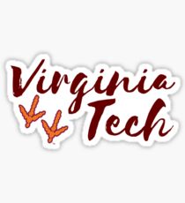 Virginia Tech Sticker Sticker