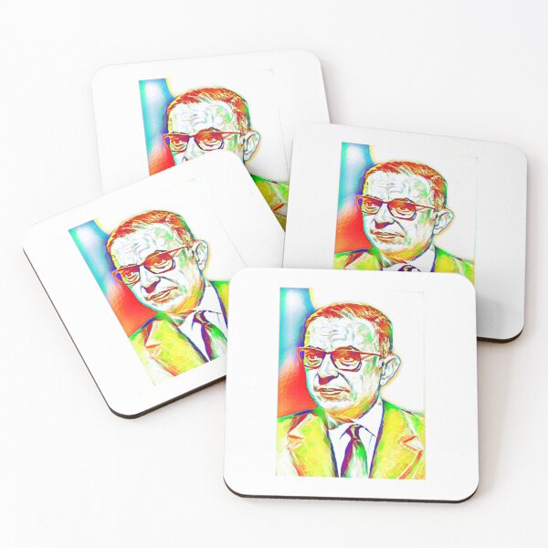 Item preview, Jean-Paul Sartre Artwork | Jean Paul Sartre Portrait | Sartre Wall Art  designed and sold by Suyogsonar25.