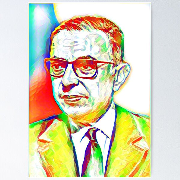 Nausea by Jean Paul Sartre Poster by flickculture