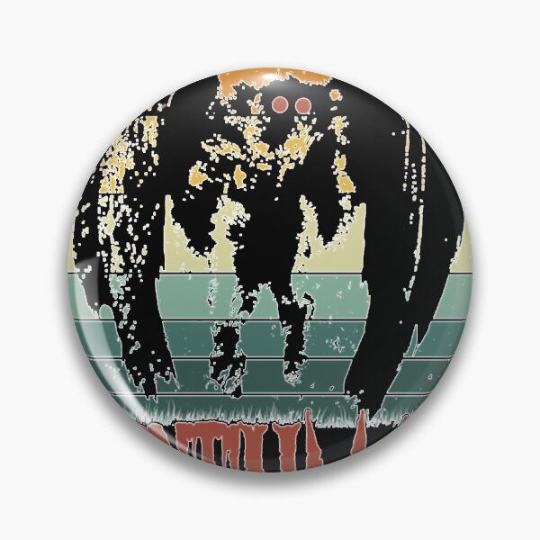 Artikelvorschau, Mothman - Retro Vintage Point Angenehm, WV Cryptid Geschenk entworfen und verkauft von jamesbailey12.
