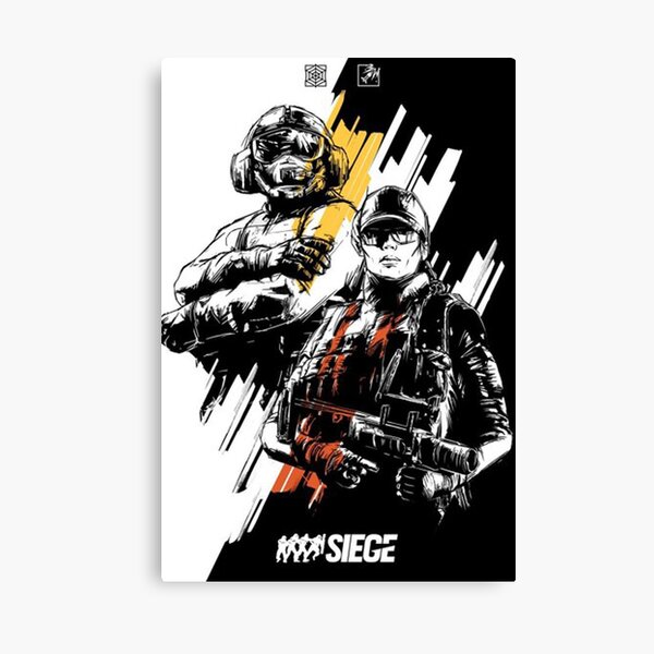 Black Siege Canvas Print