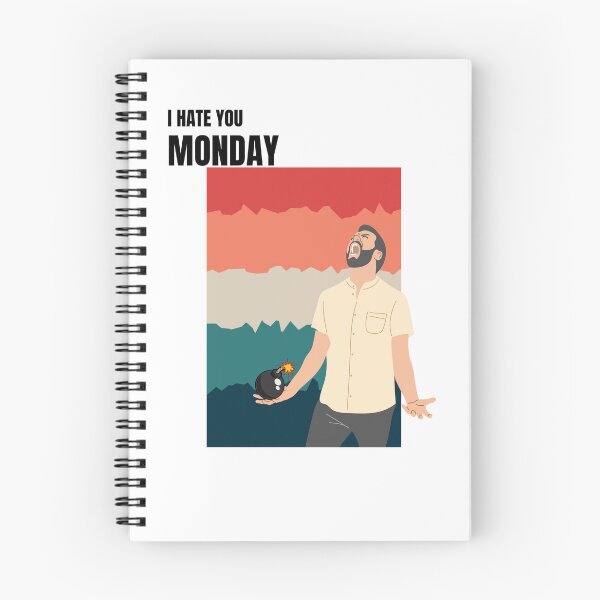 Item preview, i hate monday designed and sold by SwifTech.