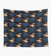 Clouds in a scratched darkness Wall Tapestry