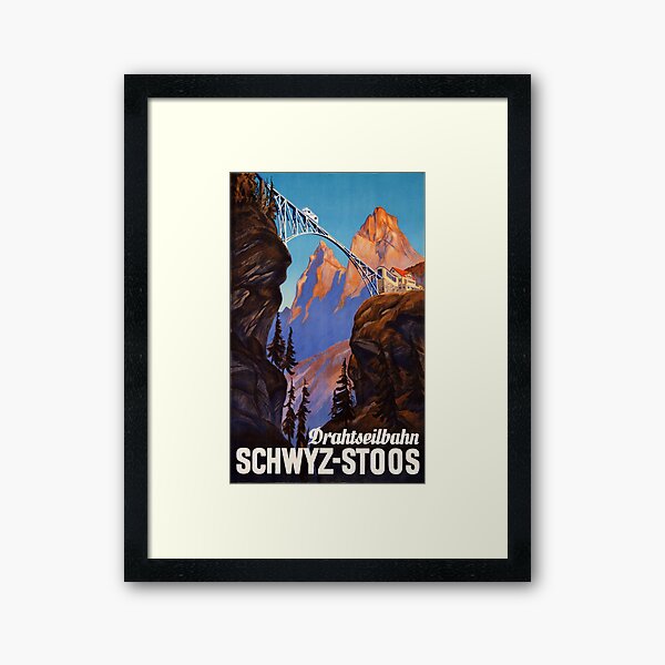 Item preview, " Switzerland: 2022/today Schwyz - Schwyz Stoos cable car summer trip ... designed and sold by MOUNTAINS on FIRE.