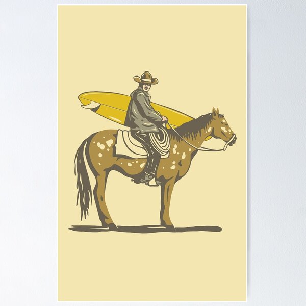 Item preview, Surf Seeker - Horseback Cowboy designed and sold by Veronicaedward.